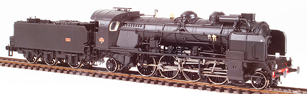 REE Modeles MB-128S - French Steam Locomotive Class 141 of the SNCF GRENOBLE depot, ACFI water pump, A 11 tender, DCC Sou